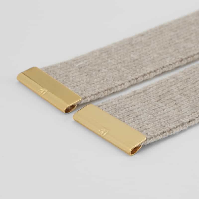 ENTWURFEIN ENTWURFEIN ＜エントワフェイン＞ リボン付きニットキャップ BEIGE