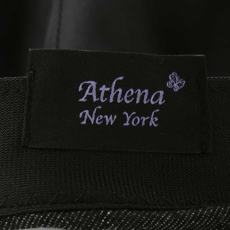 ATHENA NEW YORK ATHENA NEW YORK＜アシーナ ニューヨーク＞ レース付きデニムキャップ “CHELSEA“ DARK GRAY