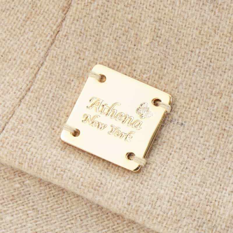 ATHENA NEW YORK ATHENA NEW YORK＜アシーナ ニューヨーク＞ リボン付きキャップ “KELLY“ BEIGE