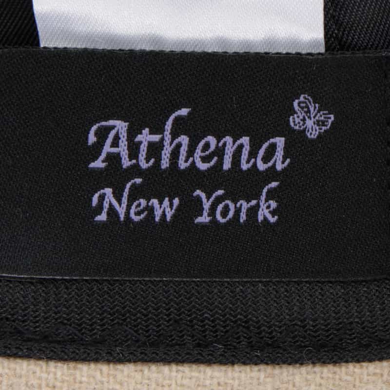 ATHENA NEW YORK ATHENA NEW YORK＜アシーナ ニューヨーク＞ リボン付きキャップ “KELLY“ BEIGE