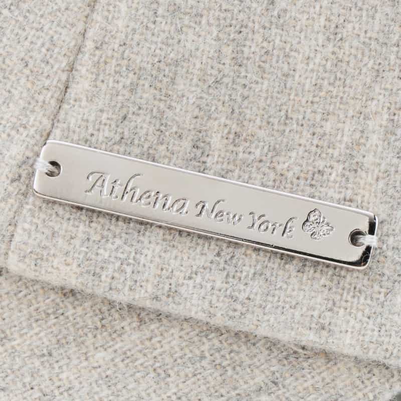 ATHENA NEW YORK ATHENA NEW YORK＜アシーナ ニューヨーク＞ リボン付きキャップ “MOCA“ LIGHT GRAY