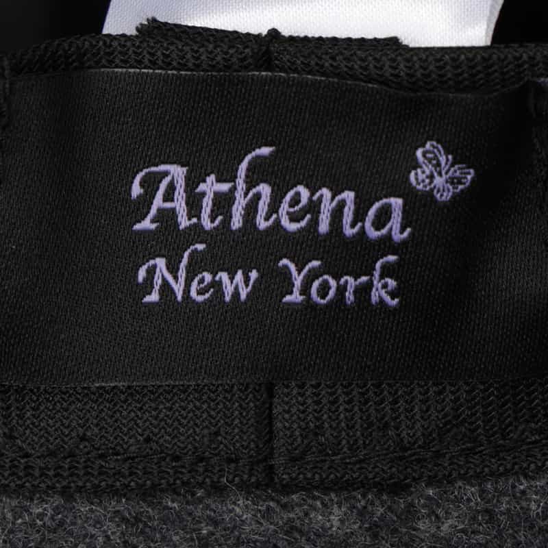 ATHENA NEW YORK ATHENA NEW YORK＜アシーナ ニューヨーク＞ レース付きキャペリンハット “PAISLEY“ DARK GRAY