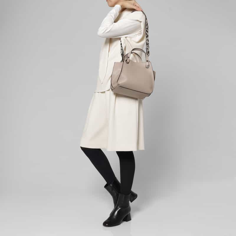 RIPANI RIPANI＜リパーニ＞ ハンドバッグ “AIRONE“ GRAY BEIGE