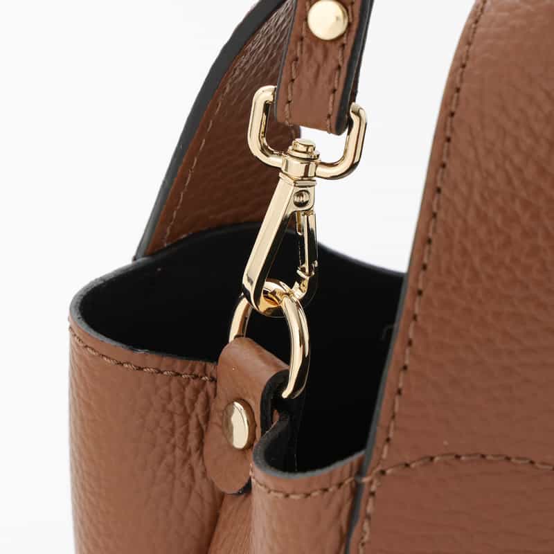RIPANI RIPANI＜リパーニ＞ コンビネーションハンドバッグ “ANNA“ LIGHT BROWN