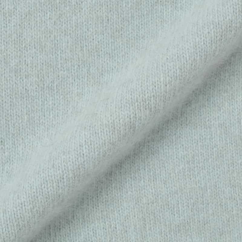 BARNEYS NEW YORK セットアップ フォックス混ファンシーヤーンニット ハイネックニットプルオーバー BLUE