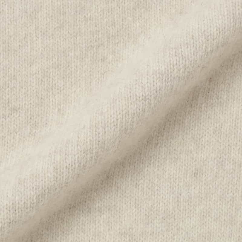 BARNEYS NEW YORK セットアップ フォックス混ファンシーヤーンニット ジョガーパンツ WHITE
