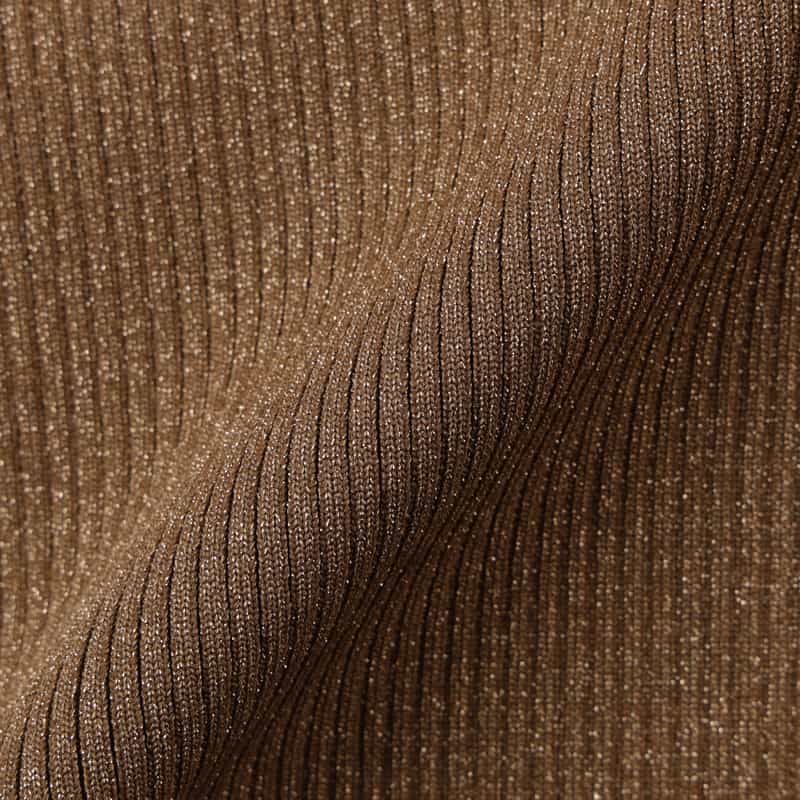 BARNEYS NEW YORK ウォッシャブル ラメニット マーメイドスカート BEIGE