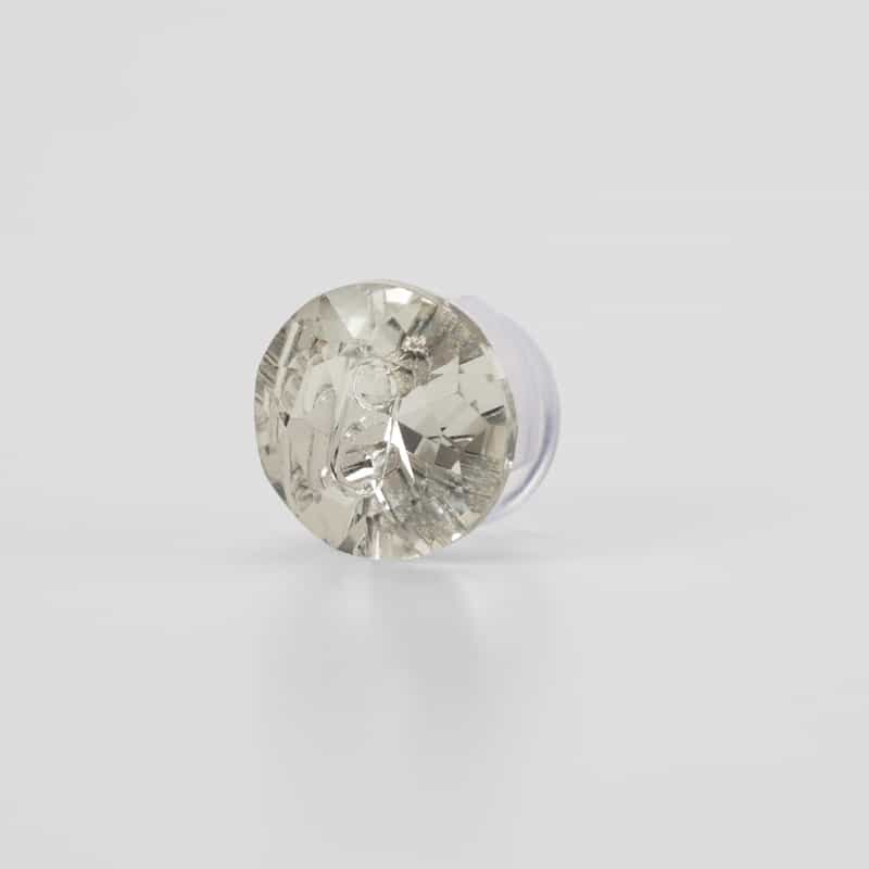 HEAVENLY JELLY HEAVENLY JELLY＜ヘブンリージェリー＞ PVC素材ビジュー付きフラットパンプス BLACK
