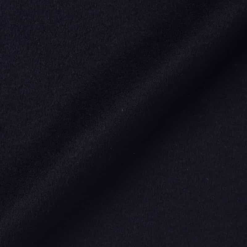 BARNEYS NEW YORK ウール混ダブルフェイス ベルテッドロングコート NAVY