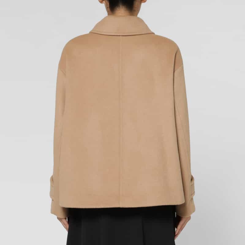 BARNEYS NEW YORK ショート丈ピーコート CAMEL