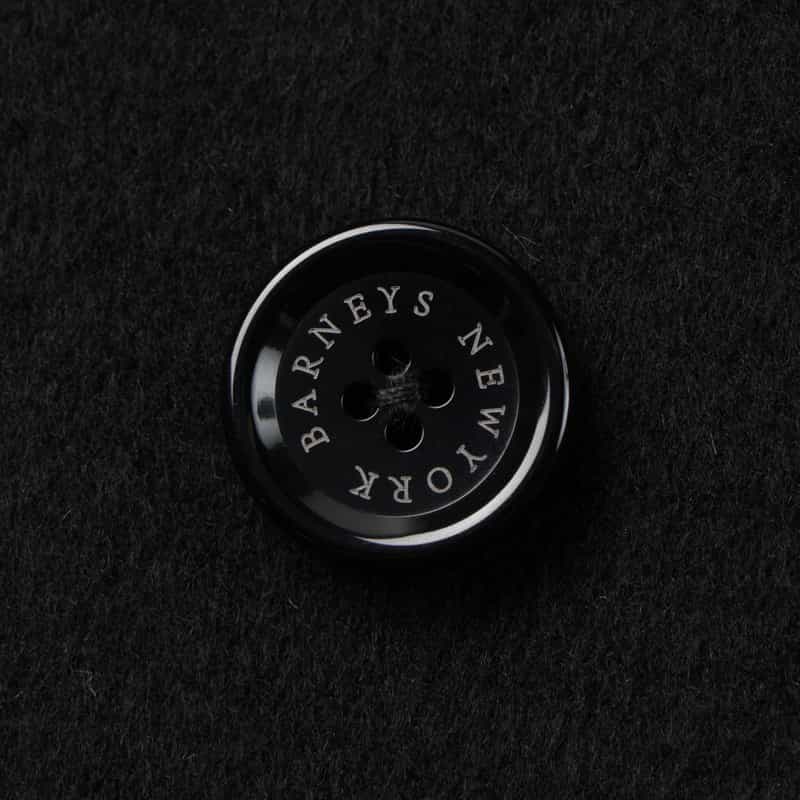 BARNEYS NEW YORK ショート丈ピーコート BLACK