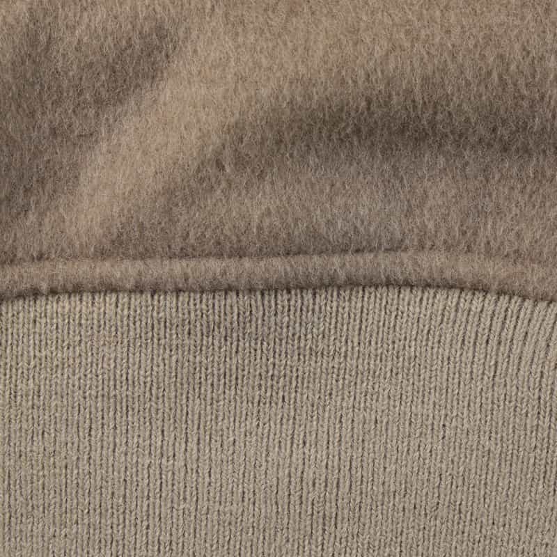 BARNEYS NEW YORK バルスター型ジップアップブルゾン BROWN