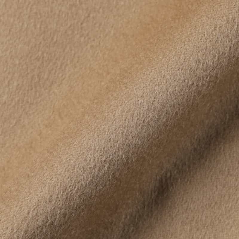 BARNEYS NEW YORK フォックスファー付け襟付きカシミヤケープコート CAMEL