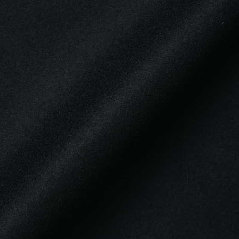 BARNEYS NEW YORK メルトン ダブルフェイス ビッグカラーベルテッドコート BLACK