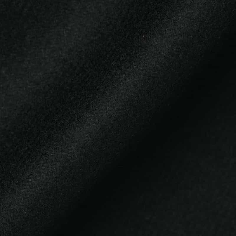 BARNEYS NEW YORK ダブルフェイス メルトンショールコート BLACK
