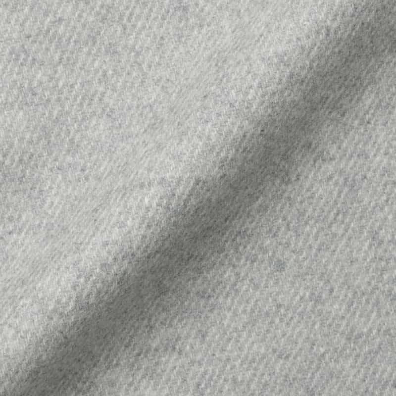 BARNEYS NEW YORK ダブルフェイス メルトンショールコート LIGHT GRAY