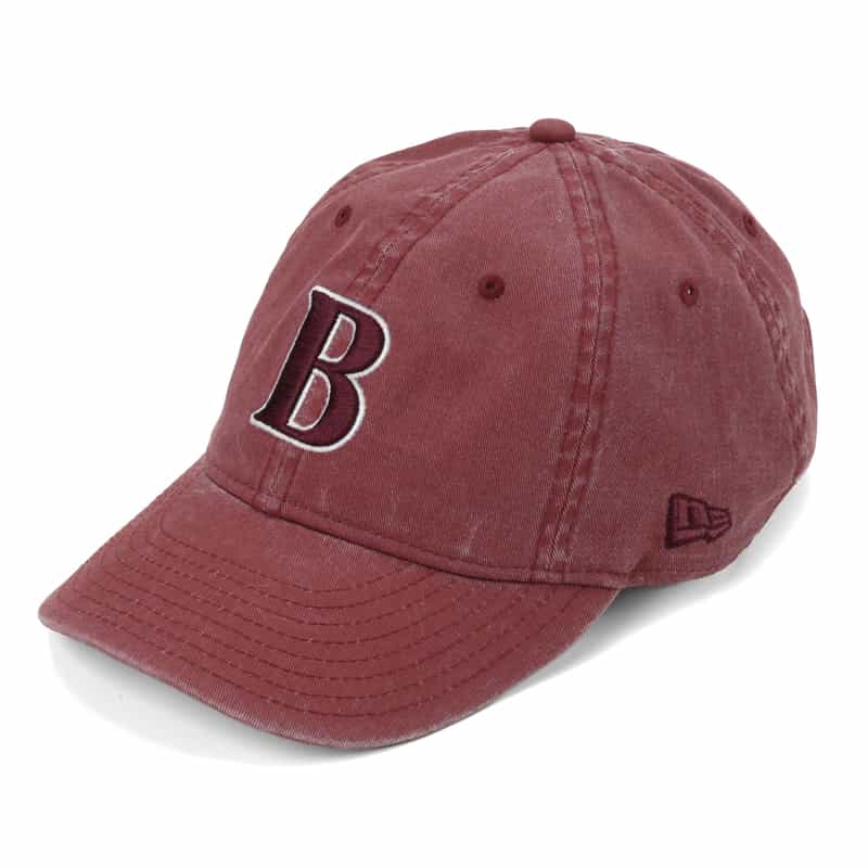 "BARNEYS" NEW ERAコラボレーション ヴィンテージウォッシュ加工ロゴキャップ