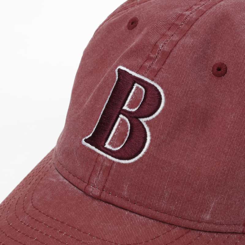 BARNEYS NEW YORK "BARNEYS" NEW ERAコラボレーション ヴィンテージウォッシュ加工ロゴキャップ RED