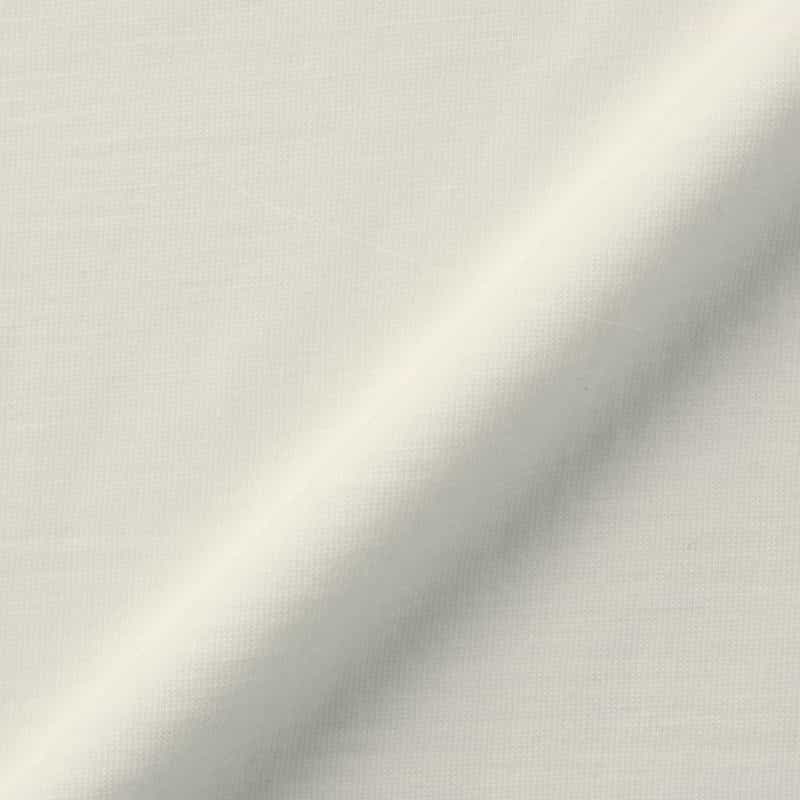 BARNEYS NEW YORK ウール素材モックネックニットTシャツ（SUPER120s） WHITE