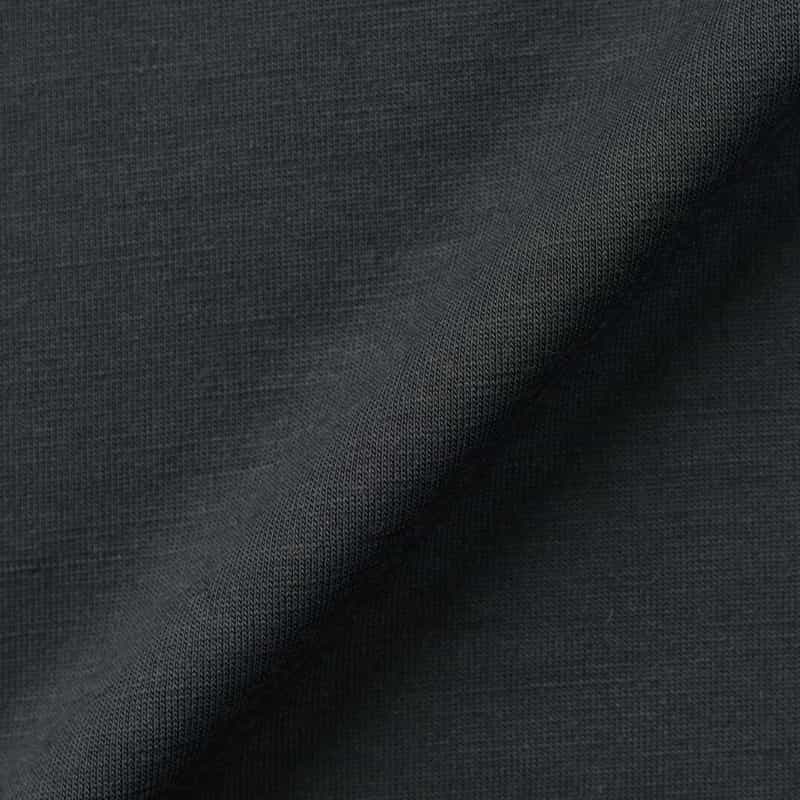 BARNEYS NEW YORK ウール素材モックネックニットTシャツ（SUPER120s） GRAY