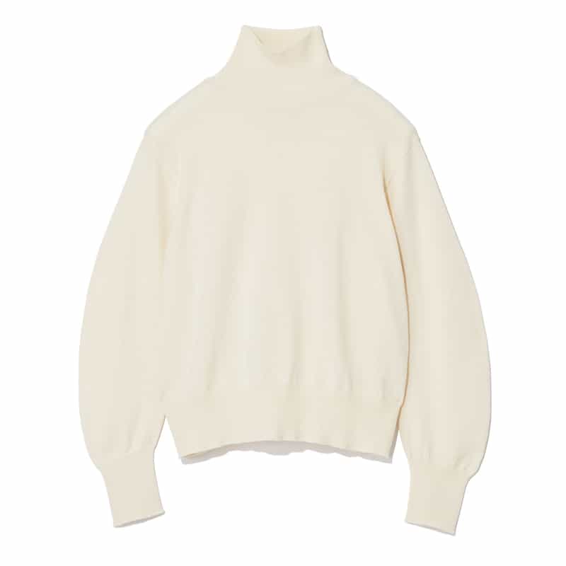 SCEARN SCEARN＜セアン＞ ハイネックニットプルオーバー IVORY
