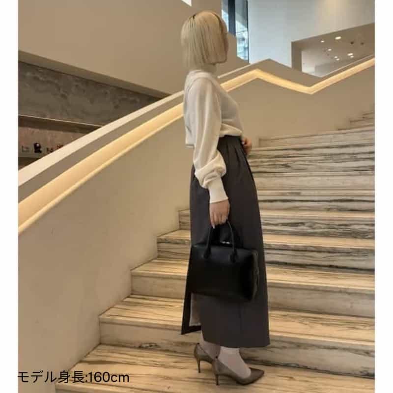 SCEARN SCEARN＜セアン＞ ハイネックニットプルオーバー IVORY