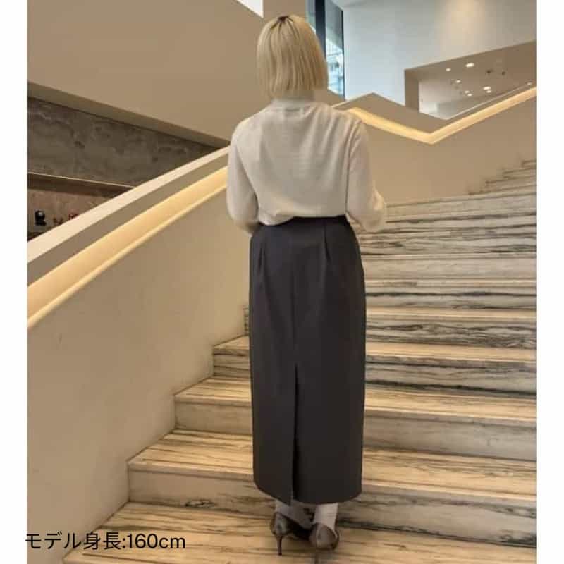 SCEARN SCEARN＜セアン＞ ハイネックニットプルオーバー IVORY