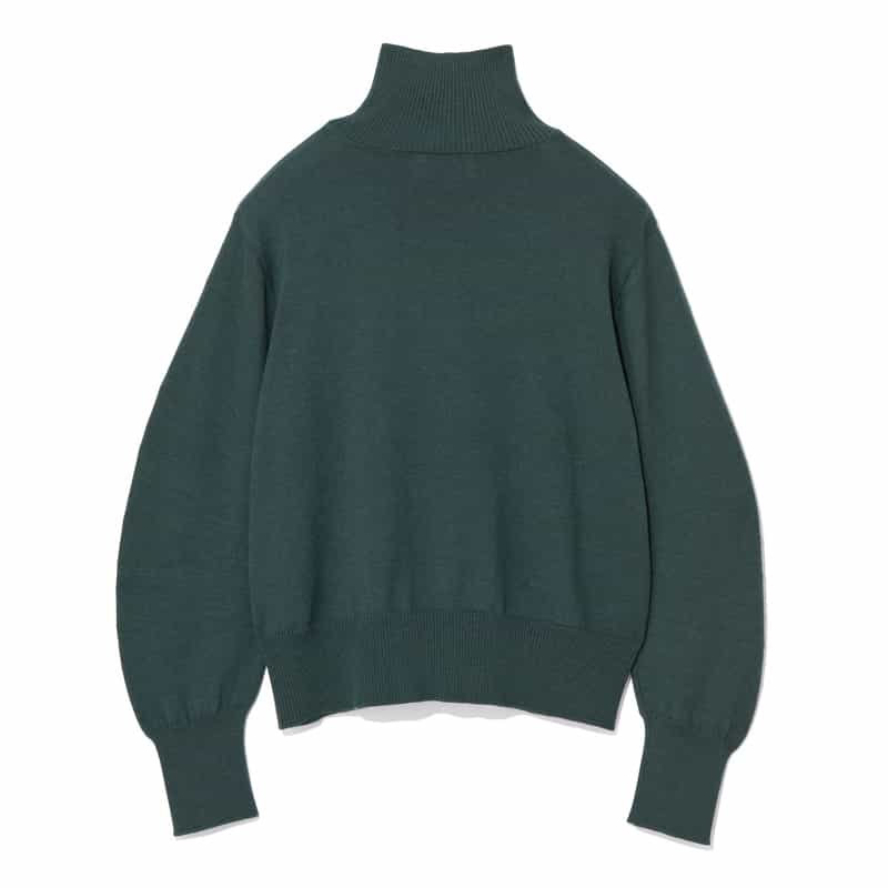 SCEARN SCEARN＜セアン＞ ハイネックニットプルオーバー GREEN