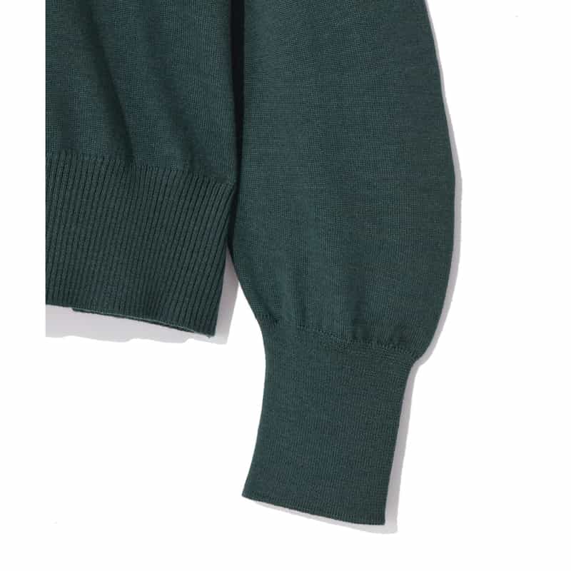SCEARN SCEARN＜セアン＞ ハイネックニットプルオーバー GREEN