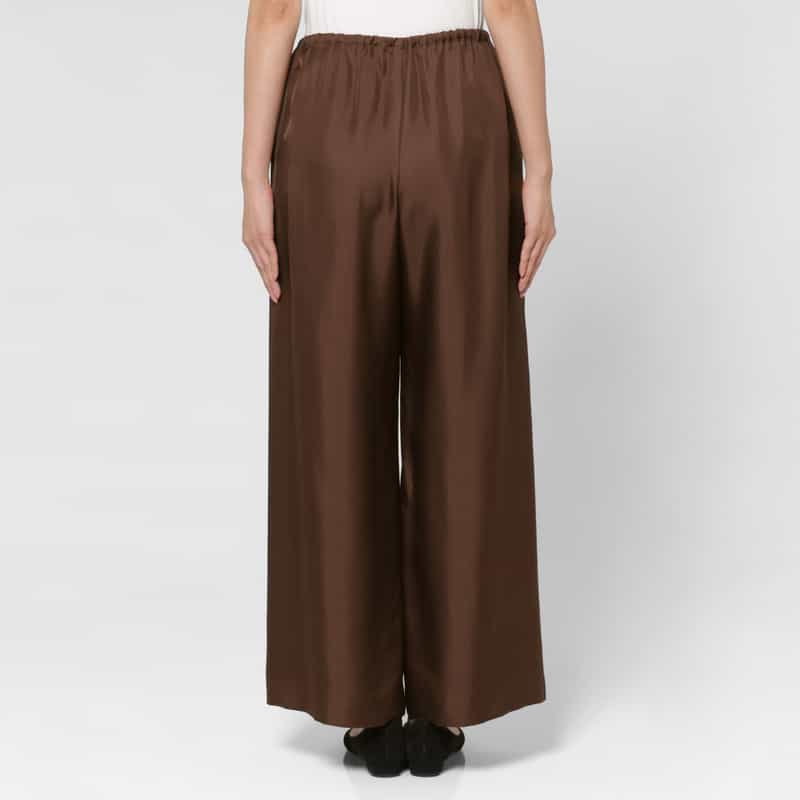 SCEARN SCEARN ＜セアン＞ ワイドパンツ BROWN