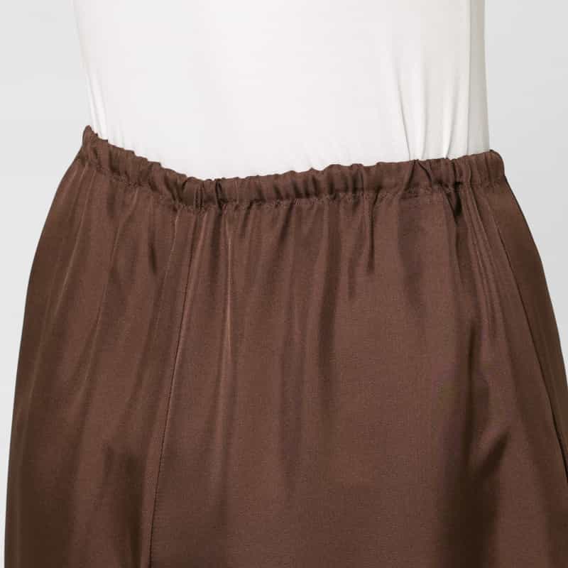 SCEARN SCEARN ＜セアン＞ ワイドパンツ BROWN