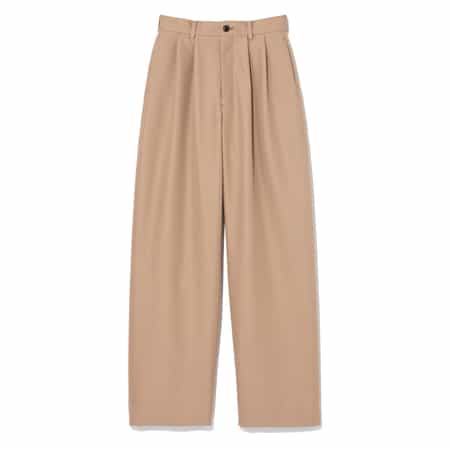 SCEARN＜セアン＞ ダブルタック入りワイドパンツ