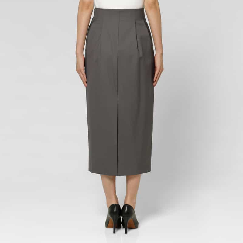 SCEARN SCEARN ＜セアン＞ タックスカート GRAY
