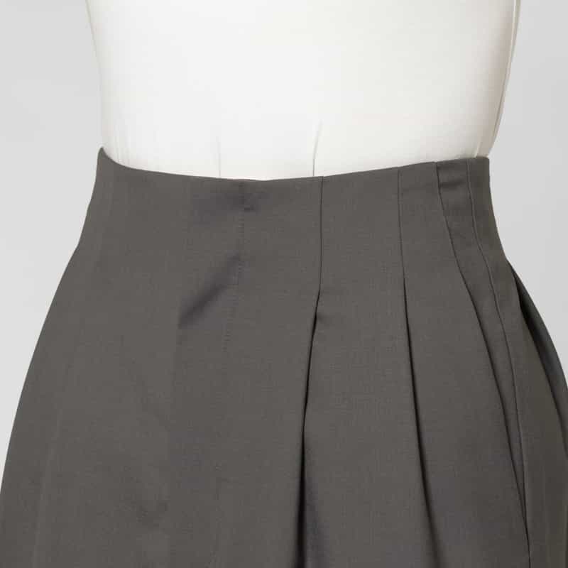 SCEARN SCEARN ＜セアン＞ タックスカート GRAY