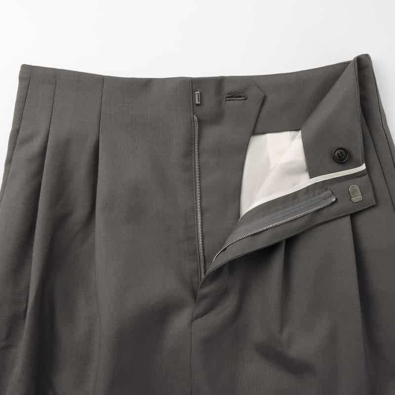 SCEARN SCEARN ＜セアン＞ タックスカート GRAY