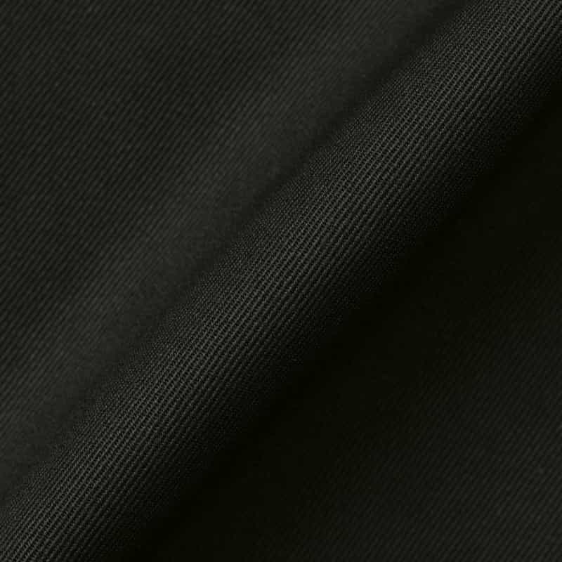 BARNEYS NEW YORK ウールギャバジンオーバーフィットカジュアルシャツ BLACK