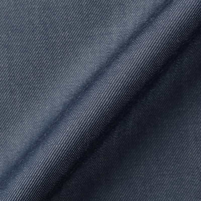 BARNEYS NEW YORK ドローコード付きウールギャバジンワイドパンツ BLUE
