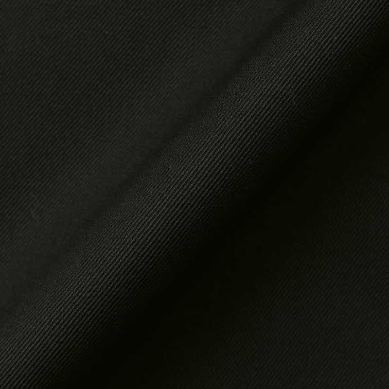 BARNEYS NEW YORK ドローコード付きウールギャバジンワイドパンツ BLACK