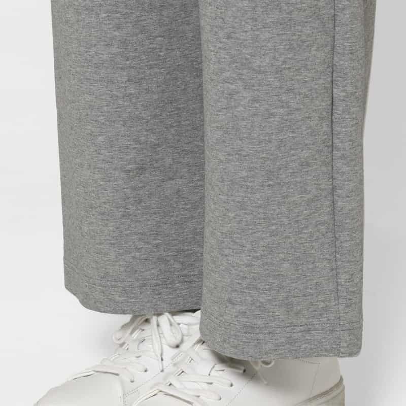 BARNEYS NEW YORK セットアップ ウォッシャブル サイドフリル ダンボール素材ドローストリングパンツ GRAY