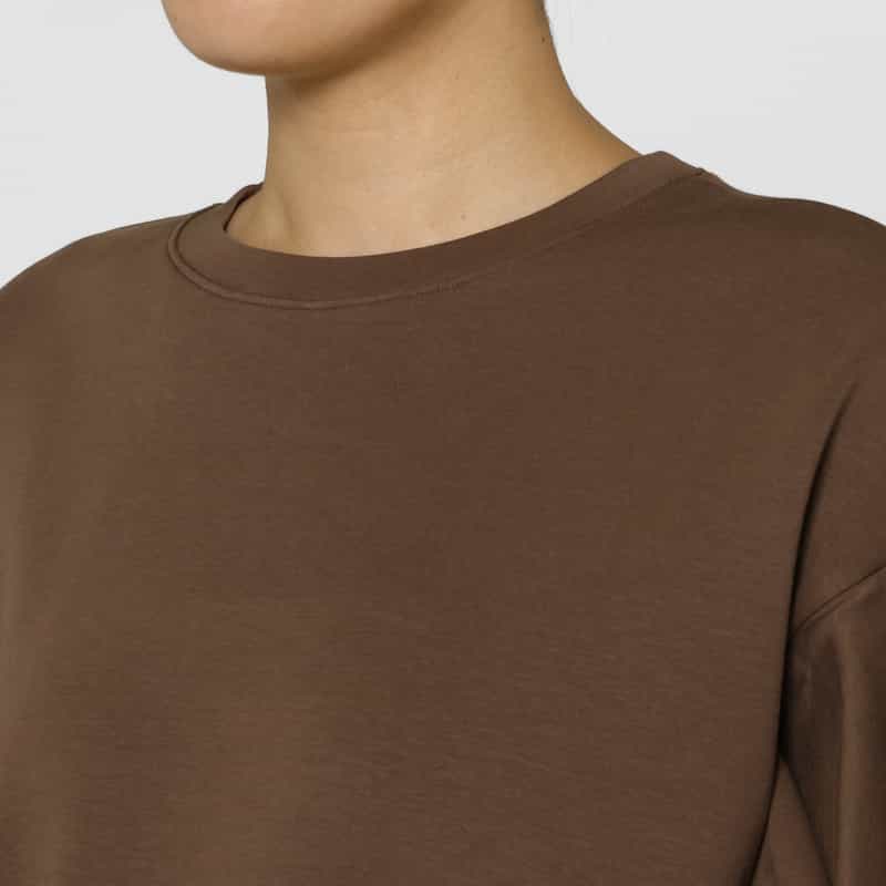 BARNEYS NEW YORK セットアップ ウォッシャブル フリルスリーブ ダンボール素材プルオーバー BROWN