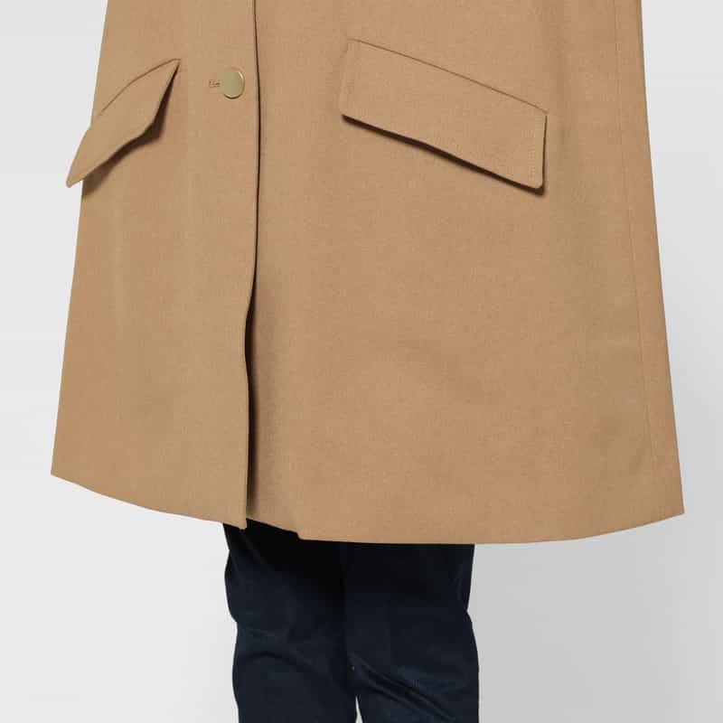 BARNEYS NEW YORK Aライン ステンカラーコート CAMEL
