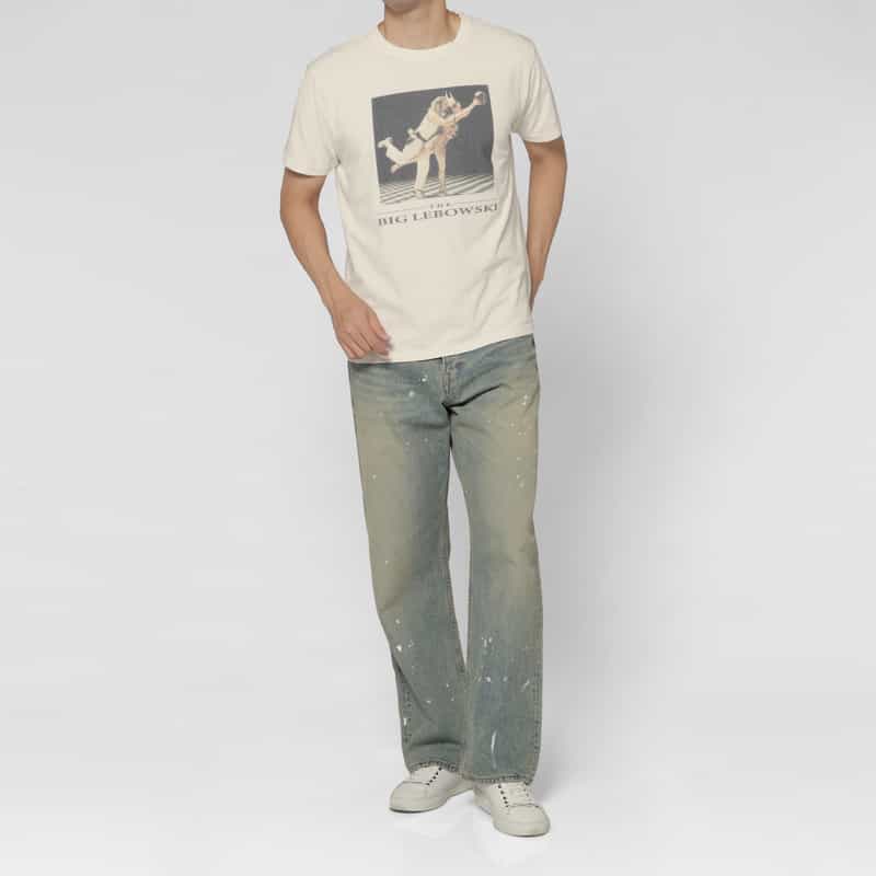 BARNEYS NEW YORK ムービーTシャツ “ビッグ・リボウスキ" WHITE