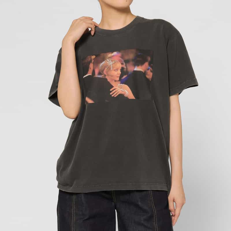 BARNEYS NEW YORK ムービーTシャツ “華麗なるギャツビー" BLACK