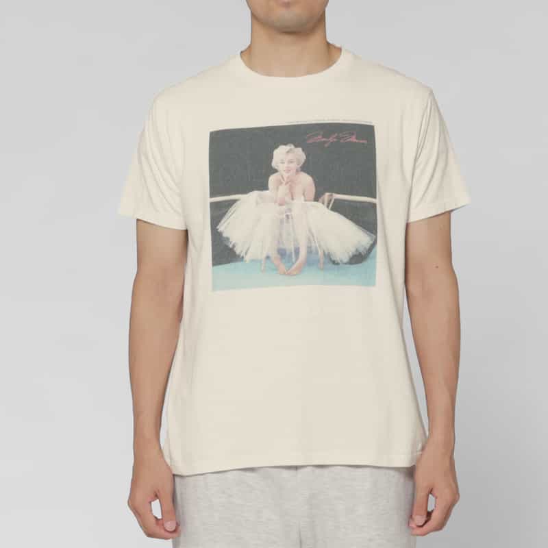 BARNEYS NEW YORK プリントTシャツ “マリリン・モンロー" WHITE