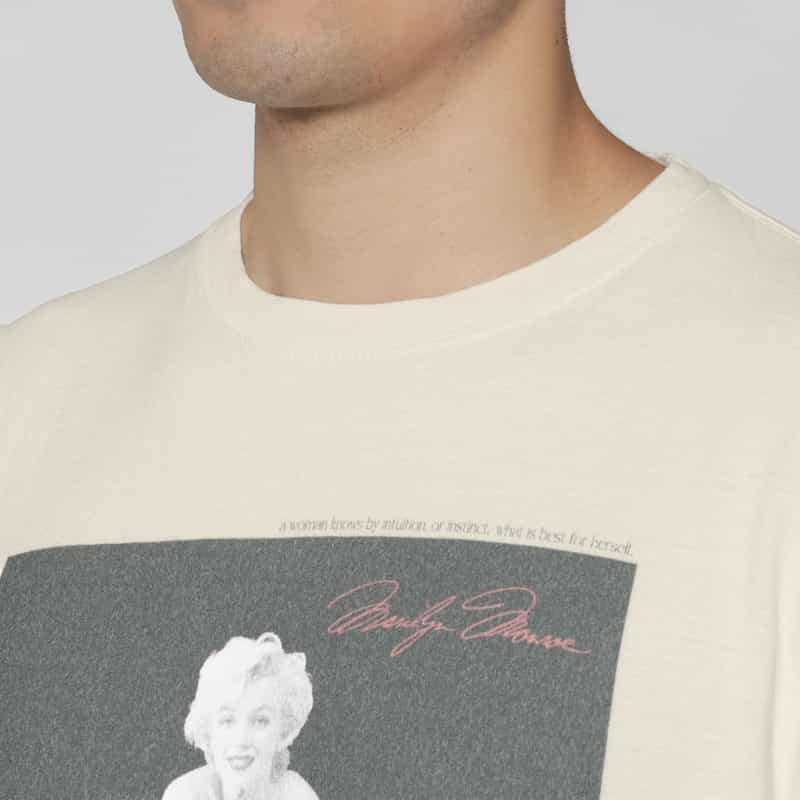 BARNEYS NEW YORK プリントTシャツ “マリリン・モンロー" WHITE