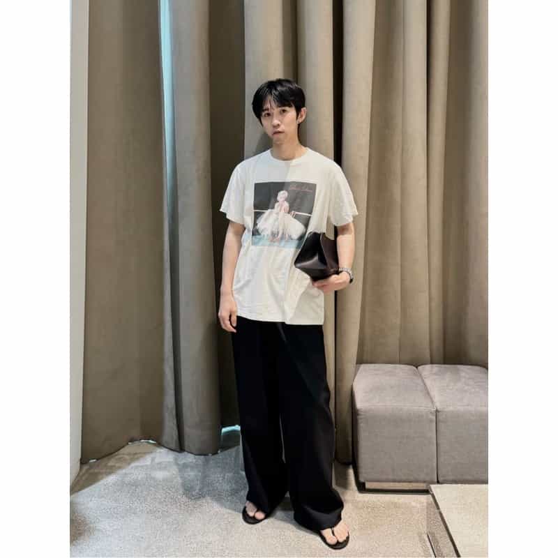BARNEYS NEW YORK プリントTシャツ “マリリン・モンロー" WHITE