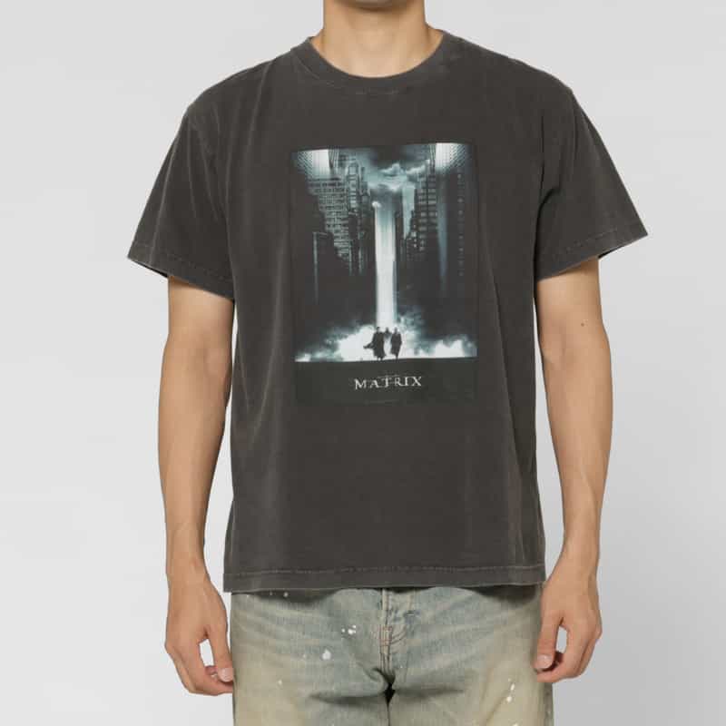BARNEYS NEW YORK ムービーTシャツ “マトリックス" BLACK