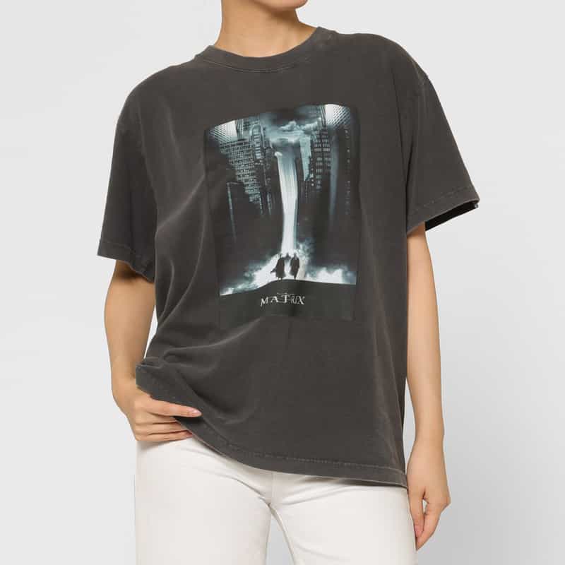 BARNEYS NEW YORK ムービーTシャツ “マトリックス" BLACK