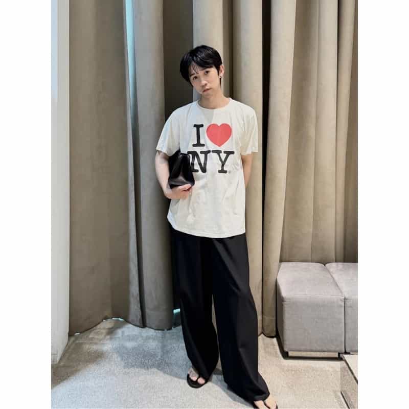 BARNEYS NEW YORK グラフィックTシャツ “I LOVE NY" WHITE