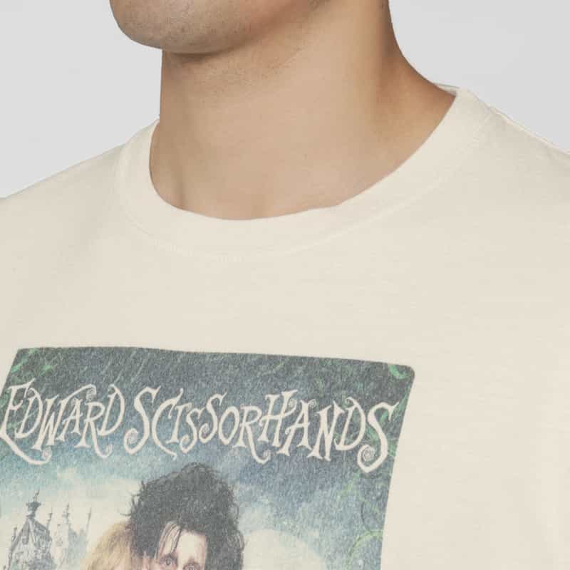 BARNEYS NEW YORK ムービーTシャツ “シザーハンズ" WHITE